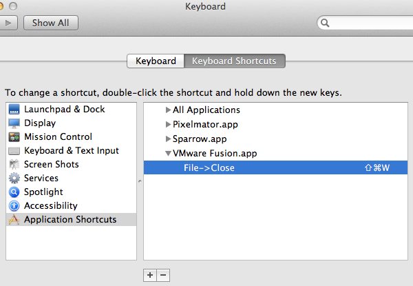 Keyboard Shortcuts